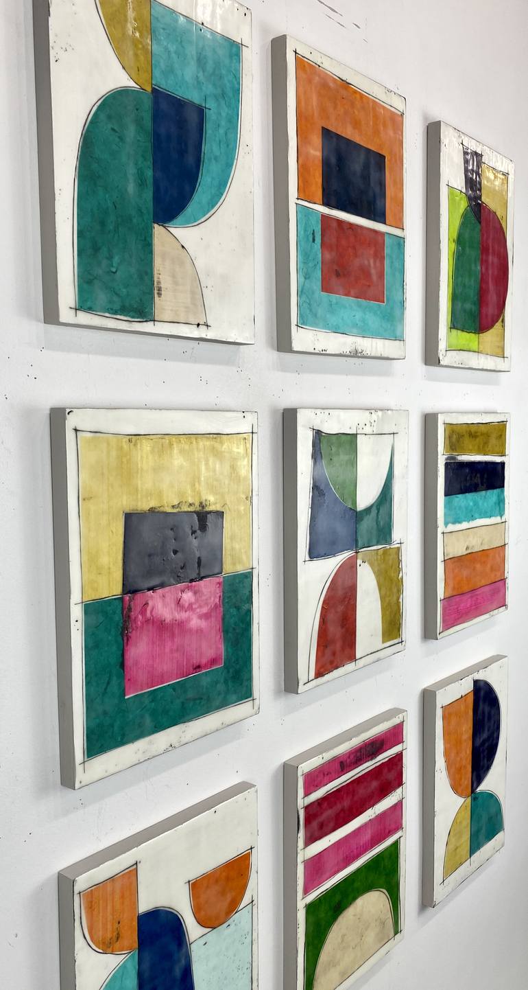 Original Modern Abstract Installation by GINA COCHRAN