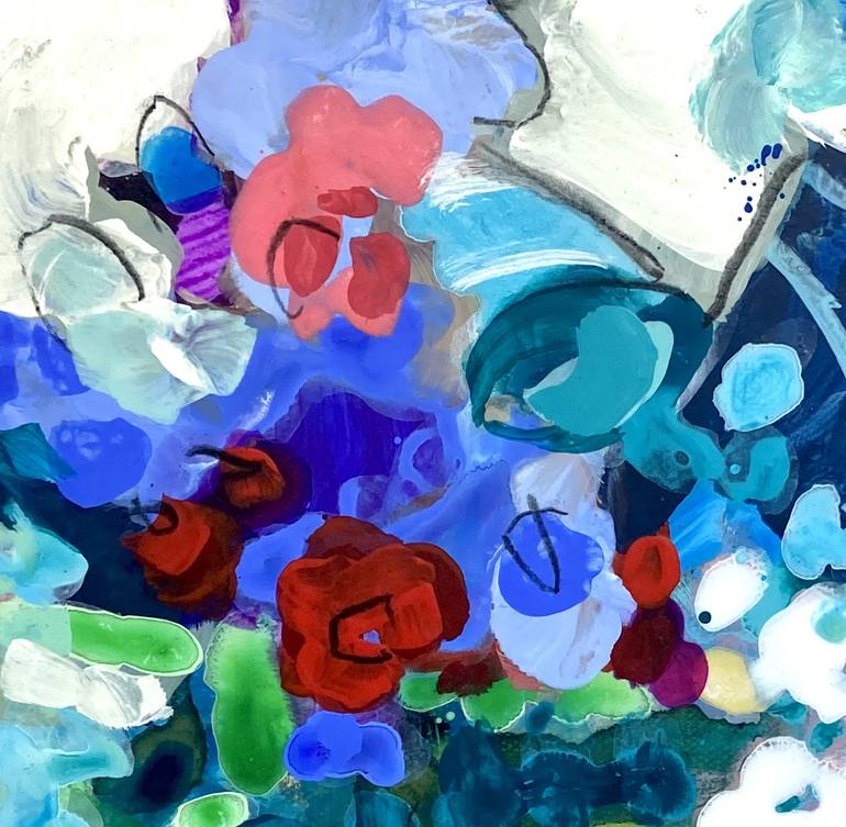 Original Floral Painting by GINA COCHRAN
