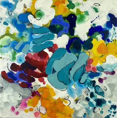 Print of Abstract Water Paintings by GINA COCHRAN