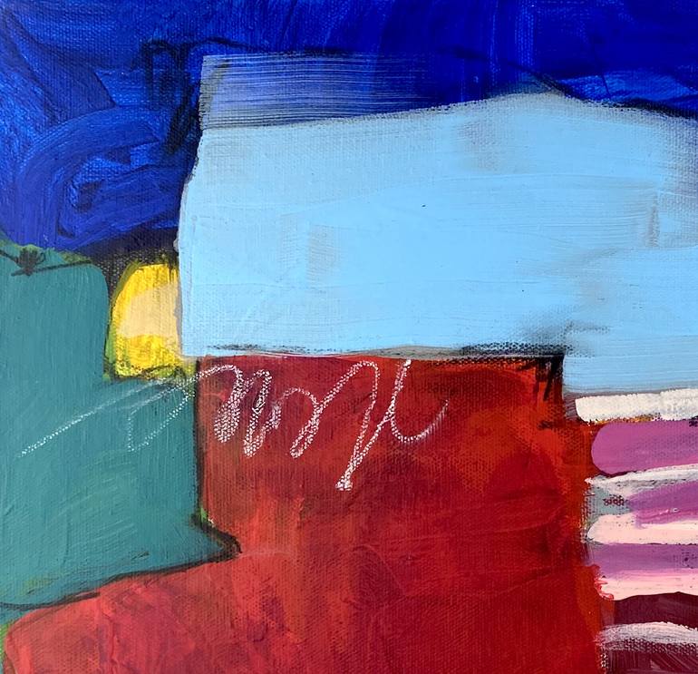 Original Abstract Expressionism Abstract Painting by GINA COCHRAN