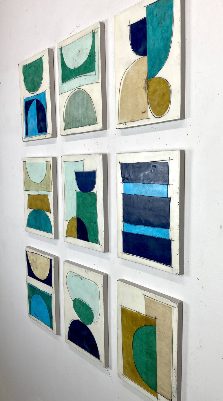 Original Abstract Geometric Installation by GINA COCHRAN