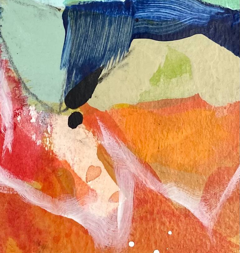 Original Abstract Expressionism Abstract Painting by Gina Cochran