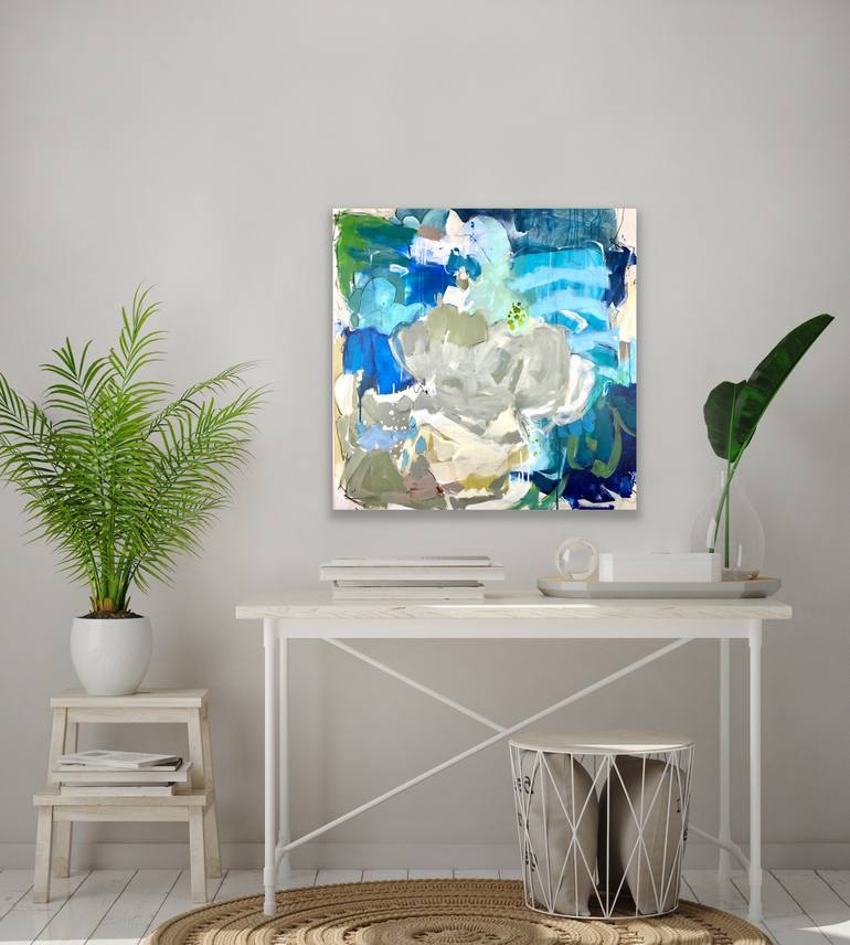 Original Abstract Expressionism Abstract Painting by Gina Cochran