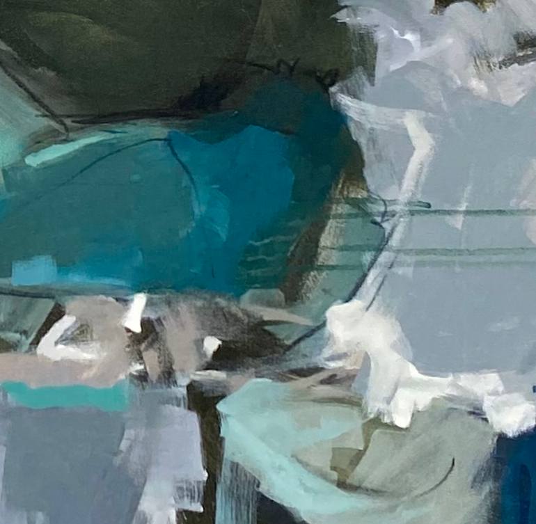 Original Abstract Expressionism Abstract Painting by Gina Cochran