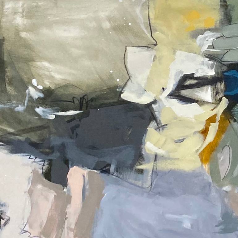 Original Abstract Expressionism Abstract Painting by Gina Cochran
