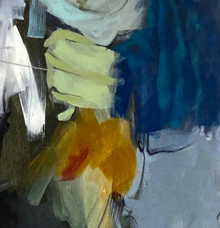 Original Abstract Expressionism Abstract Painting by Gina Cochran