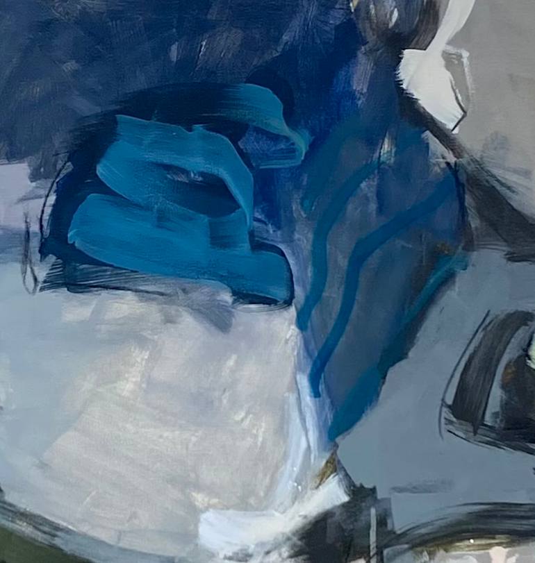 Original Abstract Expressionism Abstract Painting by Gina Cochran