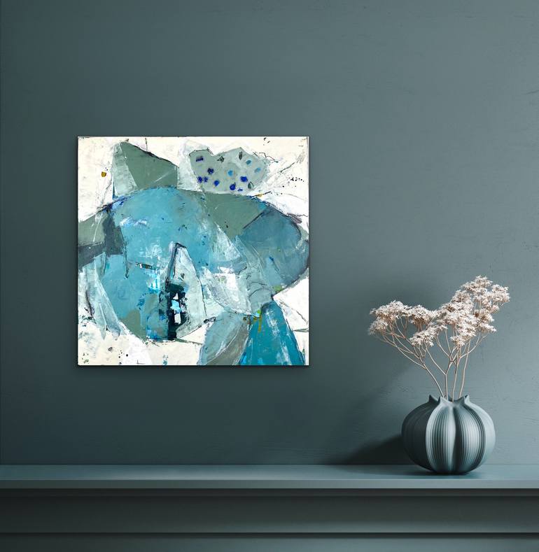 Original Fine Art Abstract Painting by GINA COCHRAN