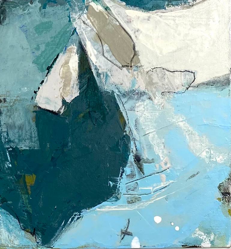 Original Abstract Expressionism Abstract Painting by Gina Cochran