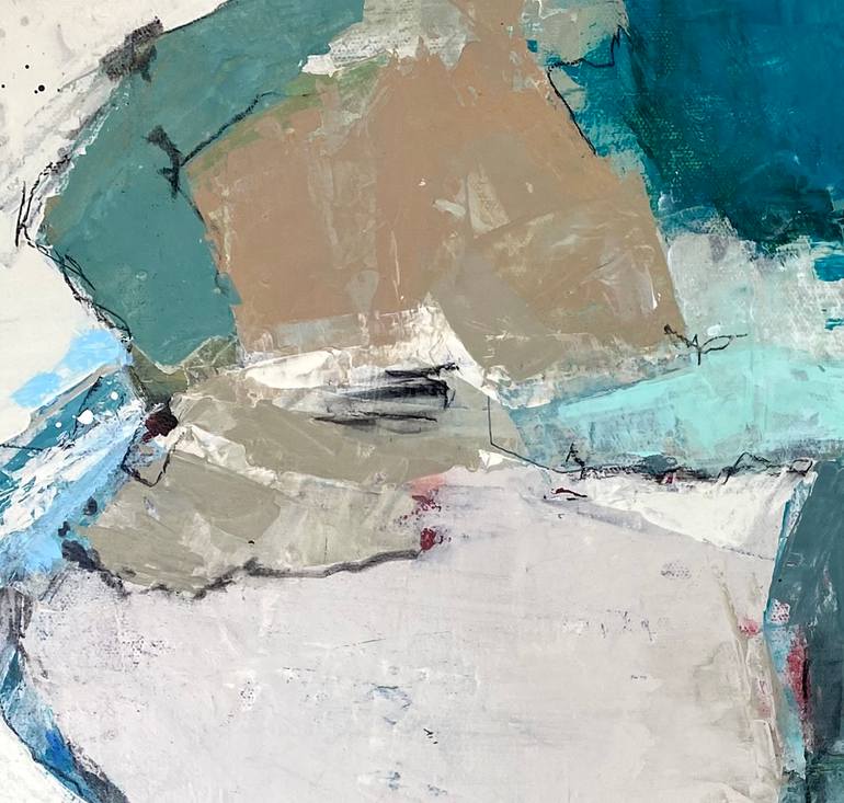 Original Abstract Expressionism Abstract Painting by Gina Cochran