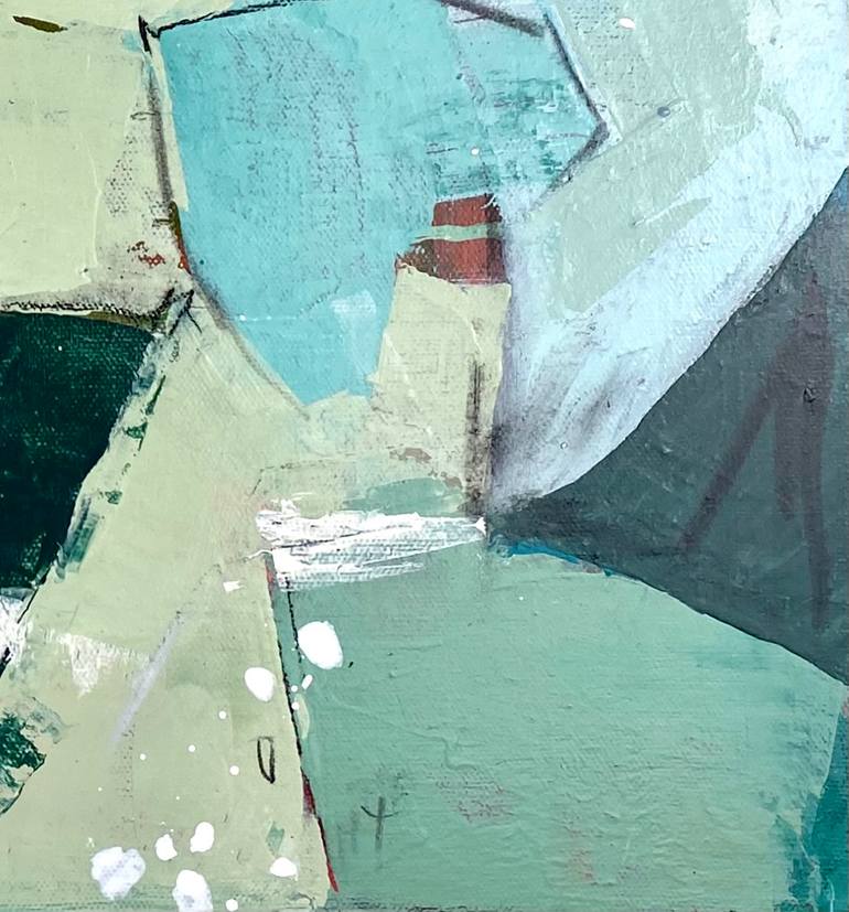 Original Abstract Expressionism Abstract Painting by Gina Cochran