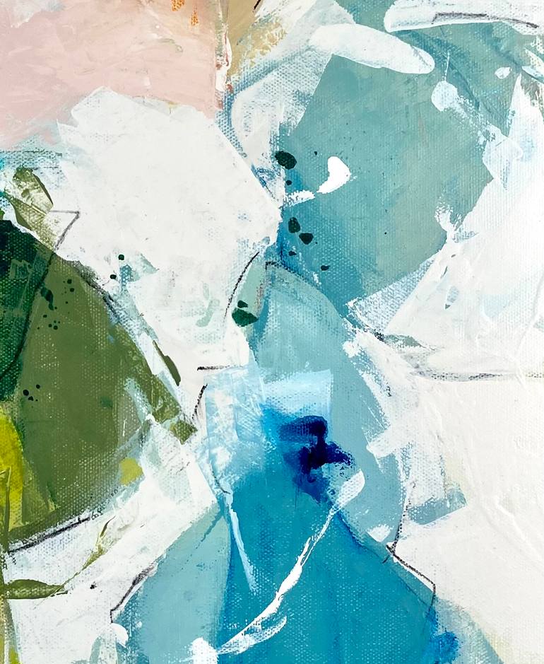 Original Abstract Expressionism Abstract Painting by Gina Cochran