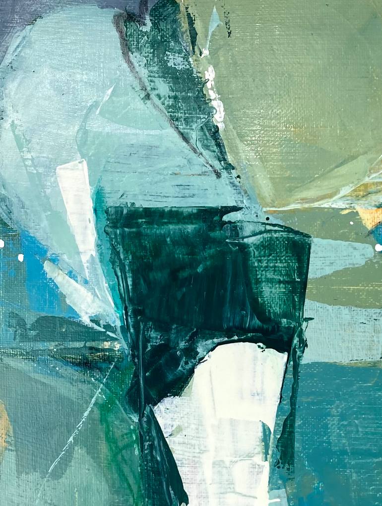 Original Abstract Expressionism Abstract Painting by Gina Cochran