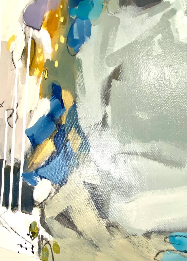 Original Abstract Expressionism Abstract Painting by Gina Cochran