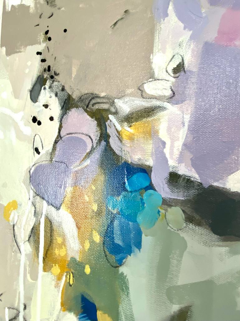 Original Abstract Expressionism Abstract Painting by Gina Cochran