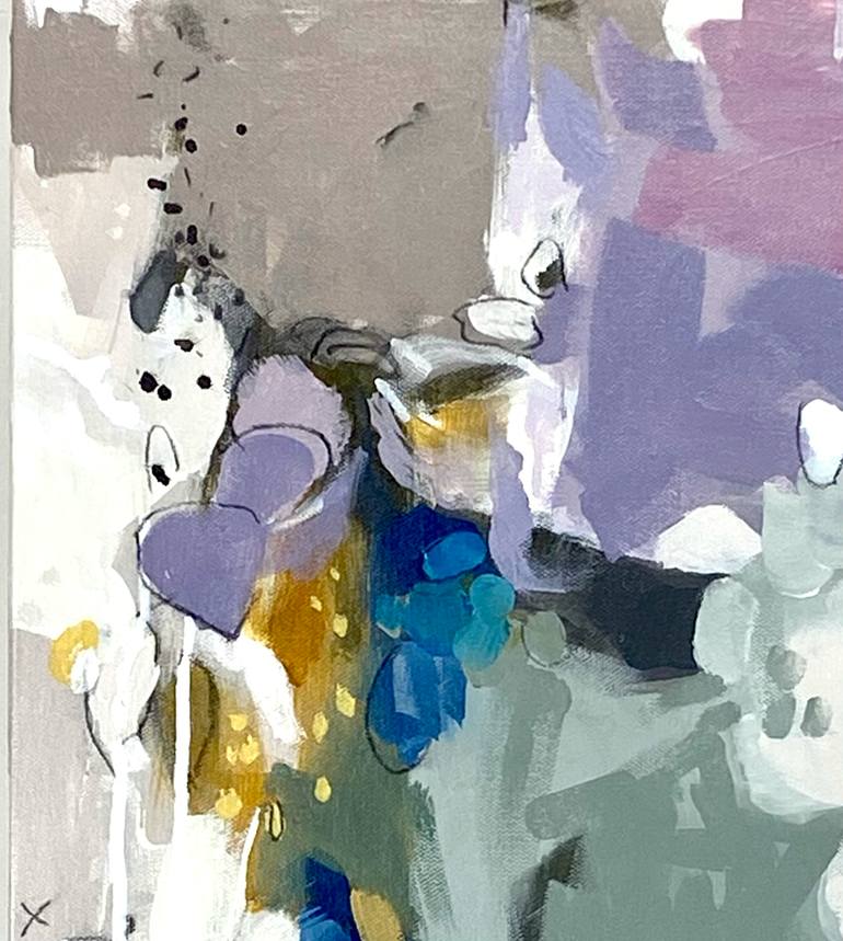 Original Abstract Expressionism Abstract Painting by Gina Cochran