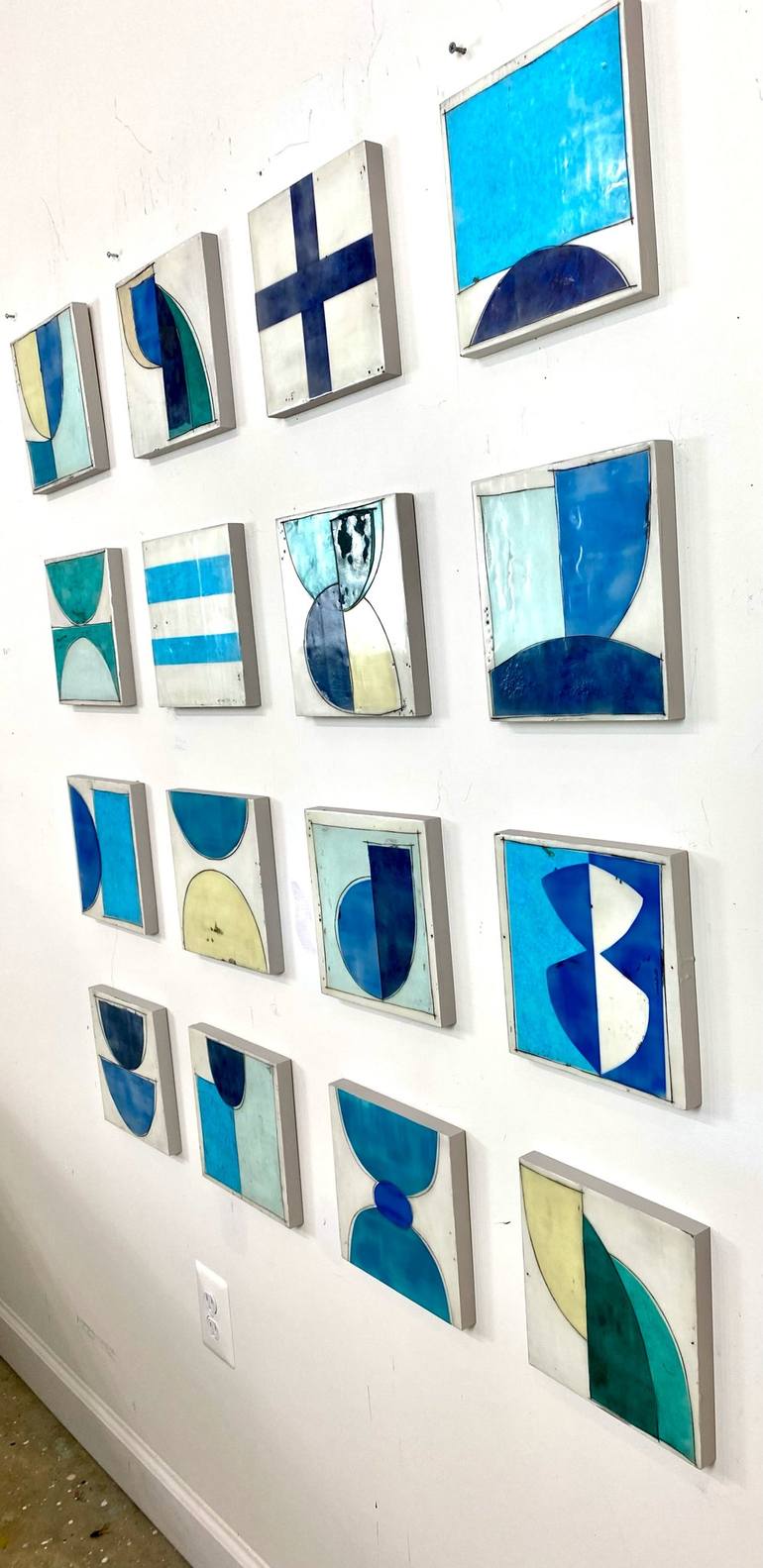 Original Modern Abstract Installation by GINA COCHRAN