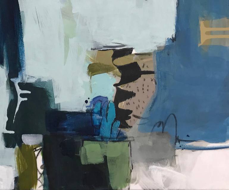 Original Expressionism Abstract Painting by Gina Cochran