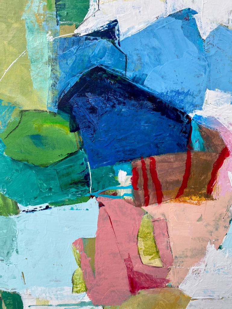 Original Abstract Expressionism Abstract Painting by Gina Cochran