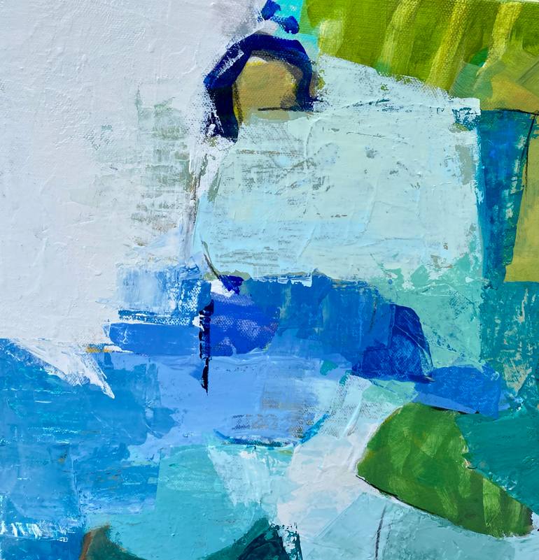 Original Abstract Expressionism Abstract Painting by Gina Cochran