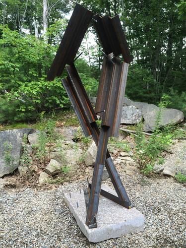 Original Conceptual Landscape Sculpture by Charles Duvall