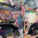 Detail VI Panoramic, Pink Cloud Dance Portrait of Jamie by April Zanne Johnson