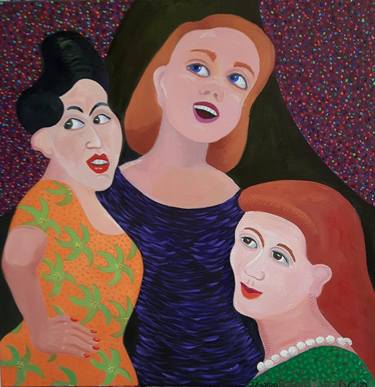 Print of Figurative Family Paintings by Carole Windham