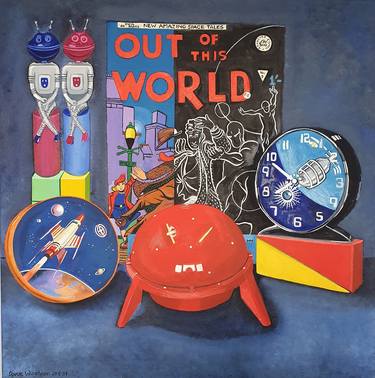 Original Pop Art Popular culture Paintings by Carole Windham