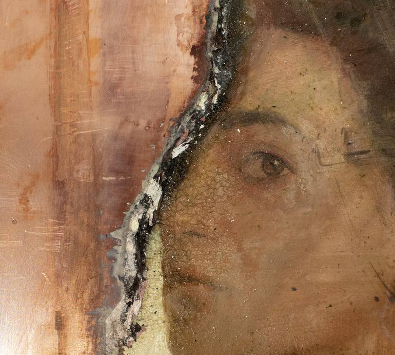 Original Expressionism Women Painting by Nicola Pucci