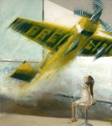 Print of Aeroplane Paintings by Nicola Pucci