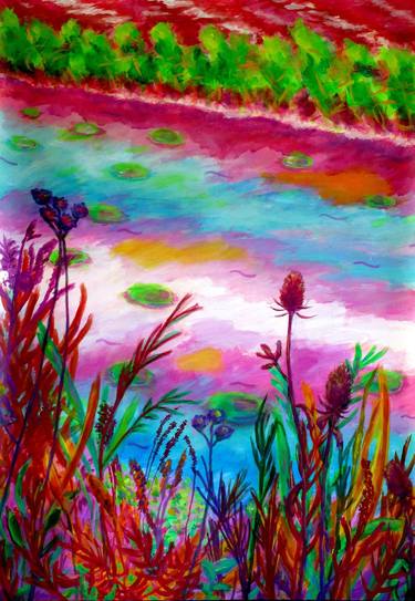 Along the waterside / Water lilies Nature flowers landscape thumb