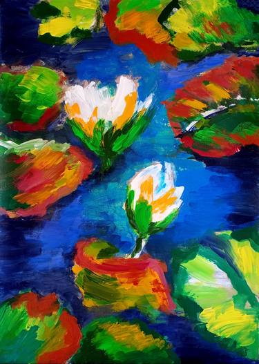 Back to Nature / Lotus flowers / Water lilies  / Monet lily pond thumb