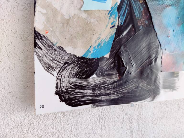 Original Abstract Collage by Anna Eckert