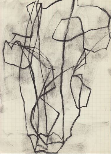 Original Abstract Expressionism Abstract Drawings by Anna Eckert