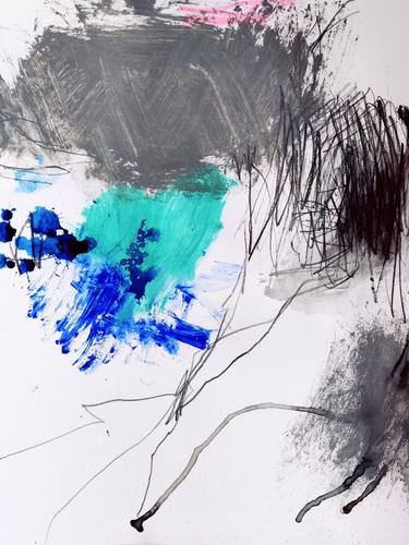 Original Abstract Expressionism Abstract Paintings by Anna Eckert