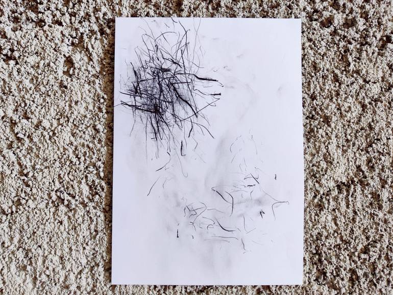Original Abstract Drawing by Anna Eckert
