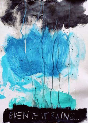 Original Abstract Language Paintings by Anna Eckert