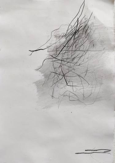 Original Abstract Expressionism Abstract Drawings by Anna Eckert