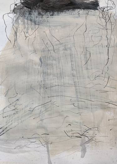 Original Abstract Expressionism Abstract Drawings by Anna Eckert