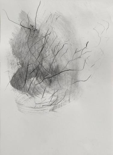 Original Abstract Expressionism Abstract Drawings by Anna Eckert