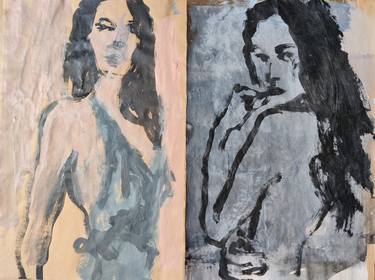 Original People Paintings by Anna Eckert