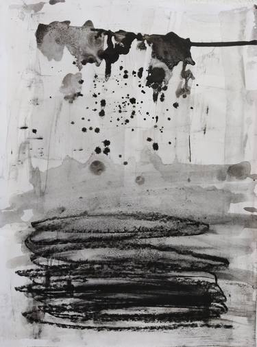 Original Abstract Expressionism Abstract Drawings by Anna Eckert