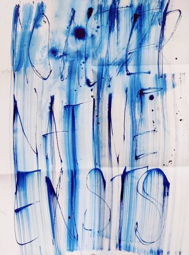 Original Abstract Language Drawings by Anna Eckert