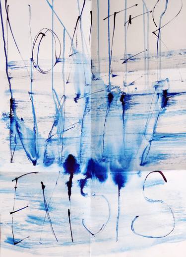 Original Abstract Language Drawings by Anna Eckert