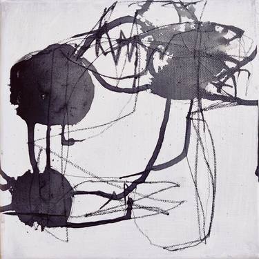 Original Expressionism Abstract Drawings by Anna Eckert