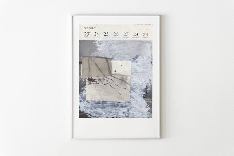 Original Figurative Landscape Collage by Anna Eckert