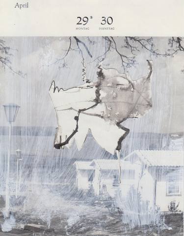 Original Figurative Landscape Collage by Anna Eckert