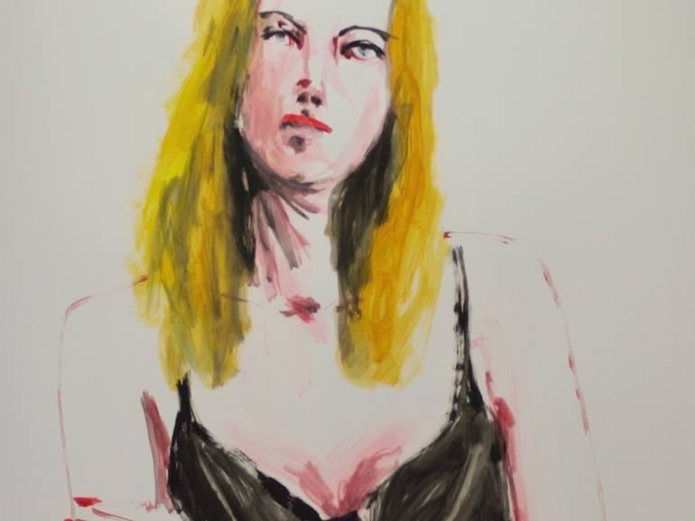 Original Figurative People Painting by Anna Eckert