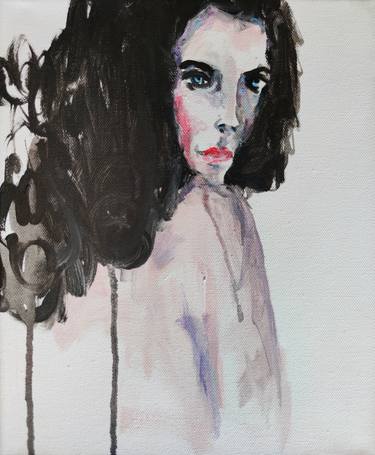 Original Expressionism People Paintings by Anna Eckert
