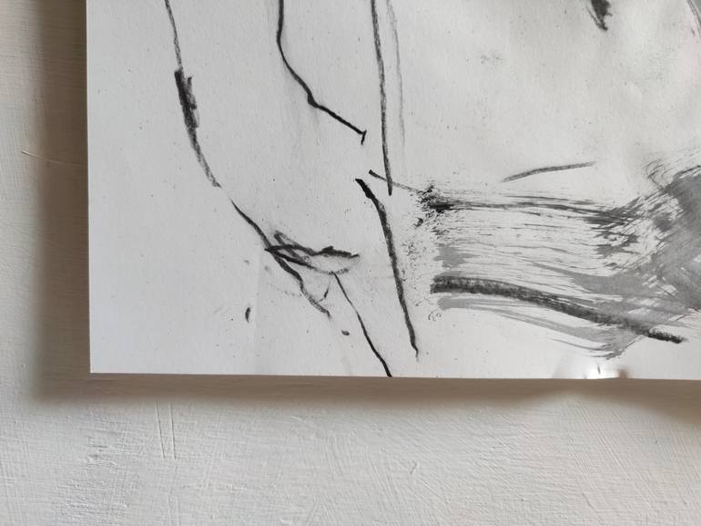 Original Figurative Nude Drawing by Anna Eckert